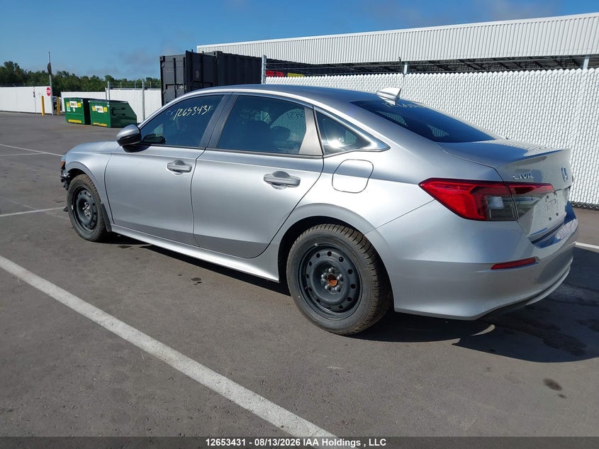 Vin: 2hgfe2f30rh102465, lot: 3055294, honda civic ex 20243