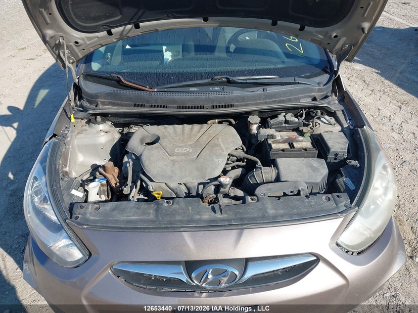 2012 HYUNDAI ACCENT HATCHBACK 1.6L I-4 DI, DOHC, VVT, 138HP