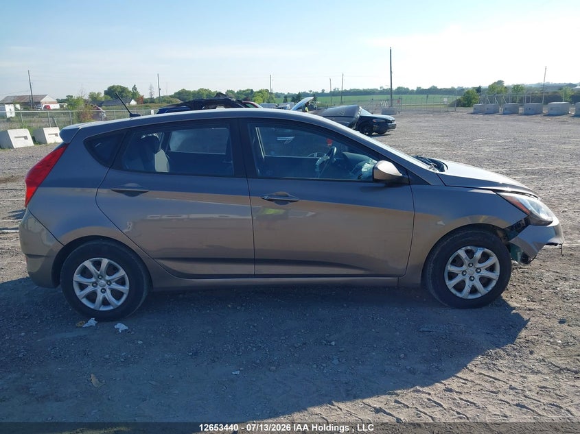 2012 HYUNDAI ACCENT HATCHBACK 1.6L I-4 DI, DOHC, VVT, 138HP
