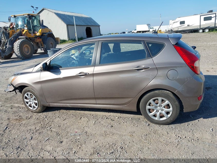 2012 HYUNDAI ACCENT HATCHBACK 1.6L I-4 DI, DOHC, VVT, 138HP