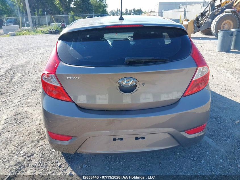 2012 HYUNDAI ACCENT HATCHBACK 1.6L I-4 DI, DOHC, VVT, 138HP