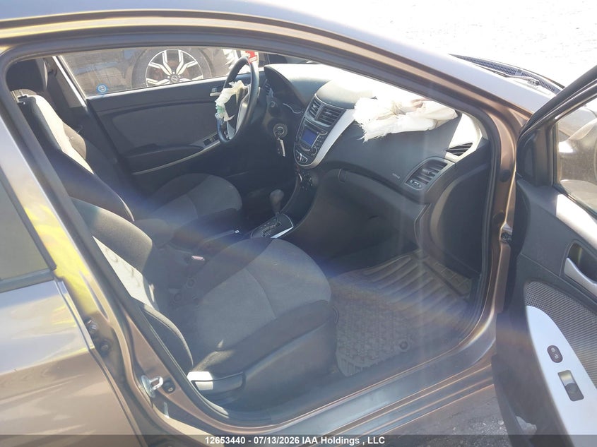 2012 HYUNDAI ACCENT HATCHBACK 1.6L I-4 DI, DOHC, VVT, 138HP