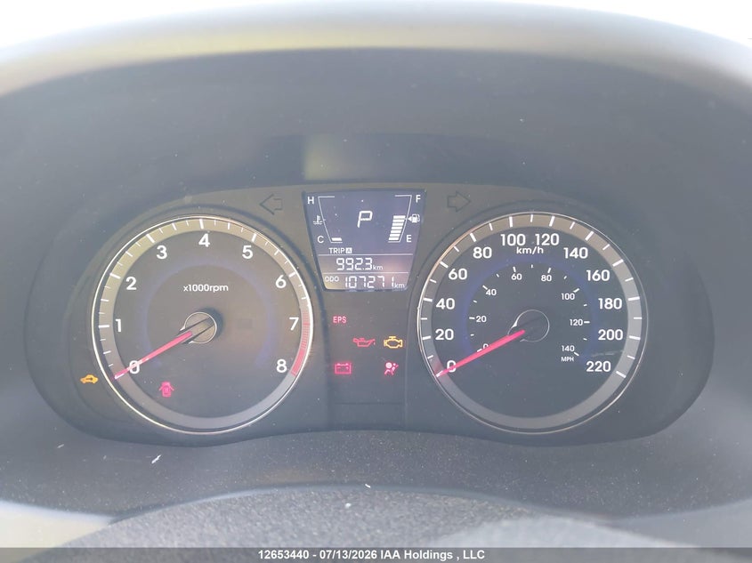 2012 HYUNDAI ACCENT HATCHBACK 1.6L I-4 DI, DOHC, VVT, 138HP