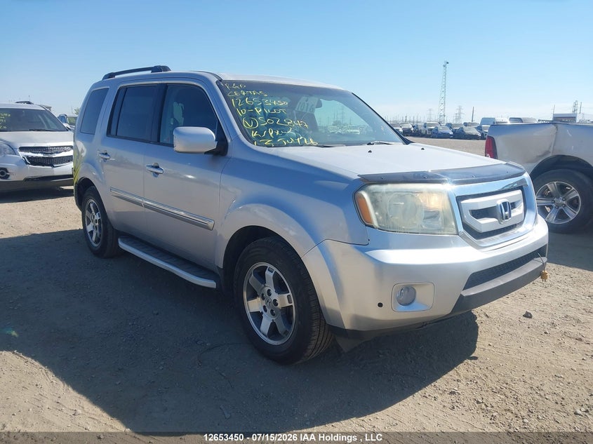 Vin: 5fnyf4h94ab502847, lot: 3055314, honda pilot touring 2010 img_1