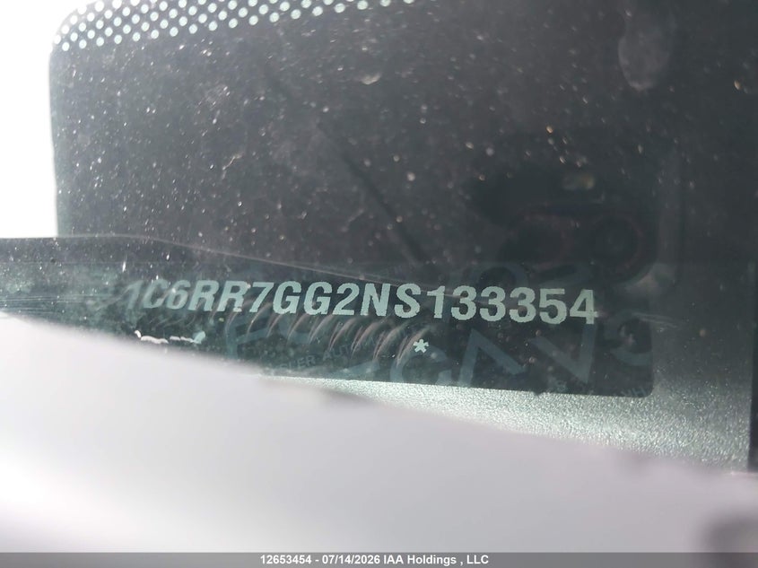 2022 RAM 1500 PICKUP 3.6L V6 FI DOHC 24V NF4