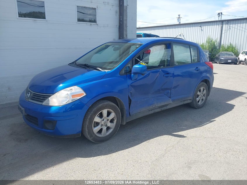 2007 Nissan Versa, Left Side, IAAI, VIN 3N1BC13E37L392730 — photo 2