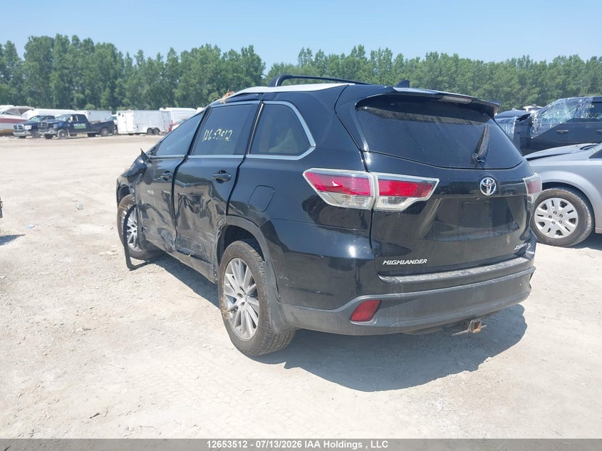 Vin: 5tdjkrfh8gs252523, lot: 3055378, toyota highlander xle 20163