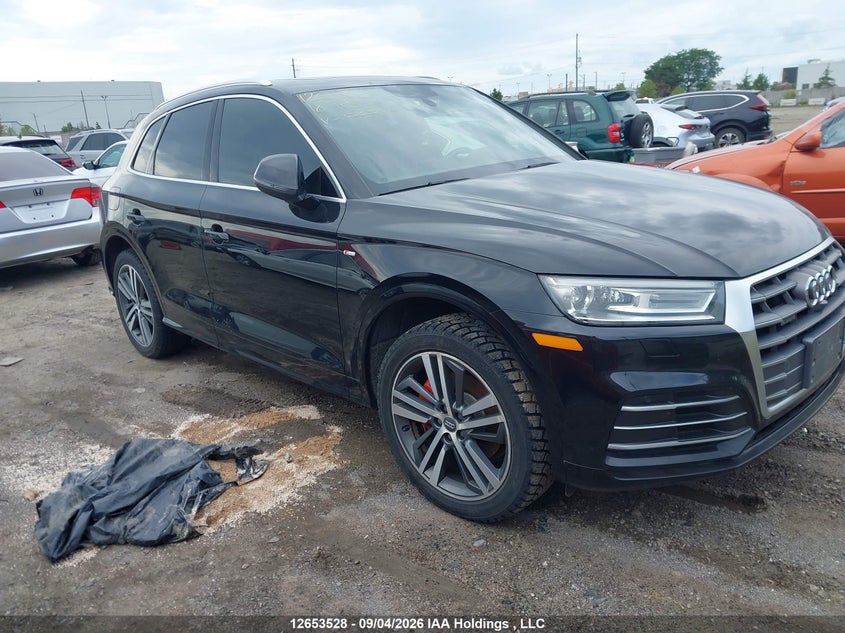 2018 Audi Q5 2.0T Progressiv, Water, IAAI, VIN WA1ENAFY6J2023809