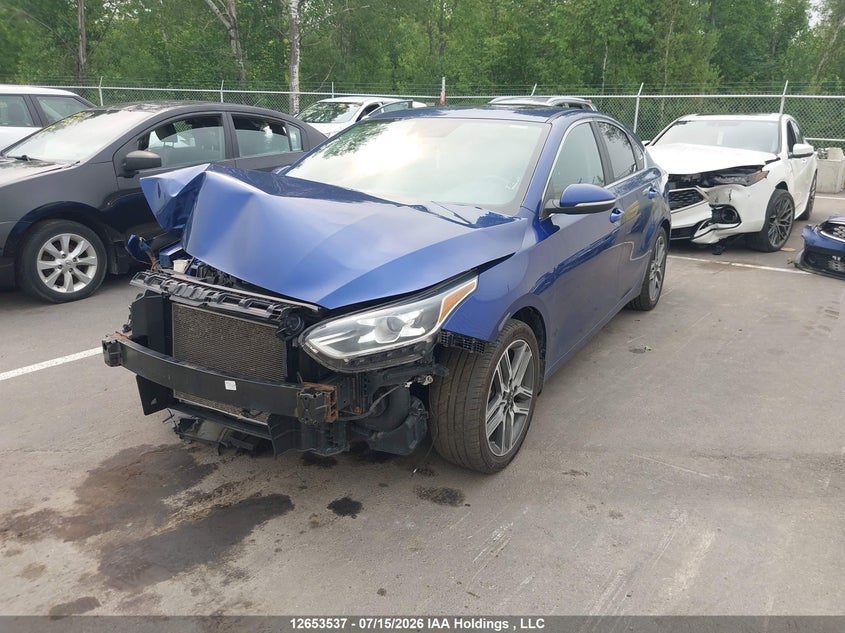 Vin: 3kpf54ad2le218229, lot: 3055403, kia forte 20202