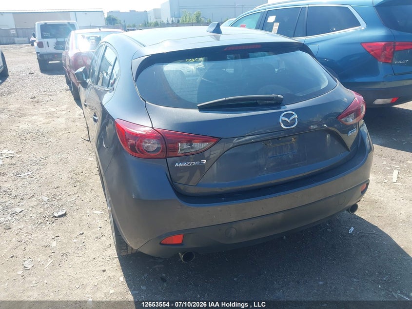 Vin: jm1bm1m3xe1178152, lot: 3055420, mazda 3 grand touring 20143