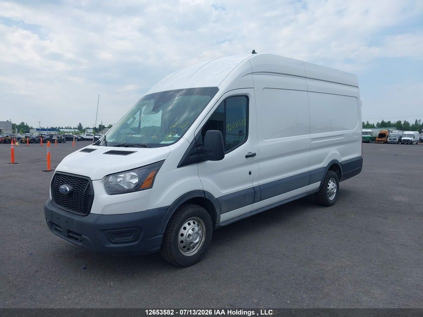 2023 Ford Transit, Right Side, IAAI, VIN 1FTBR3U88PKB10891 — photo 2