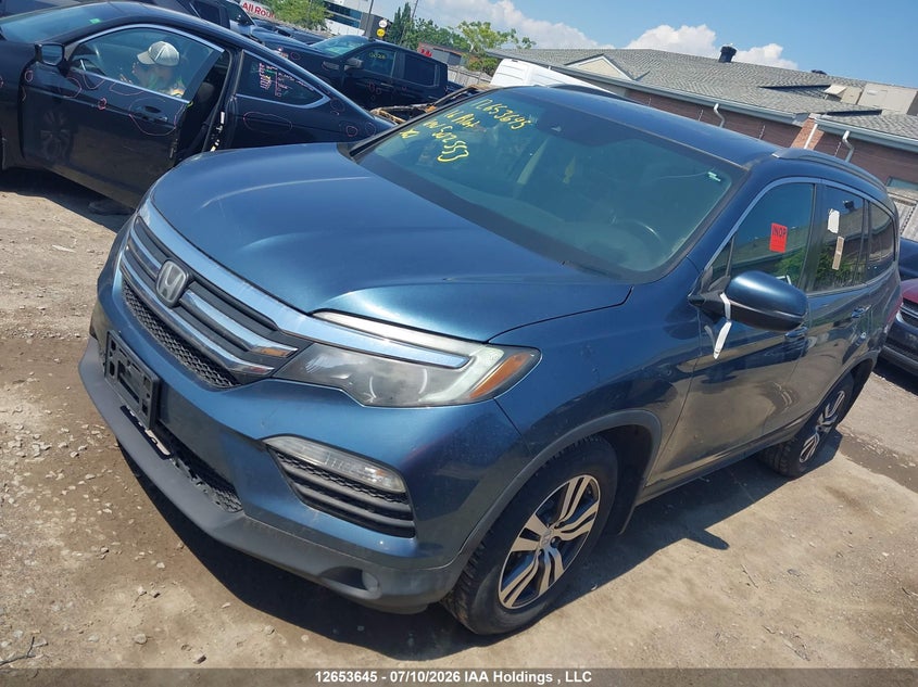 2016 Honda Pilot, Front, IAAI, VIN 5FNYF6H75GB502553 — photo 2