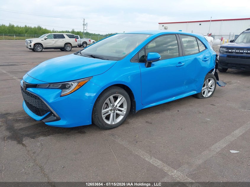 2022 Toyota Corolla, Удар ззаду, IAAI, VIN JTNK4MBEXN3176567 — фото 2