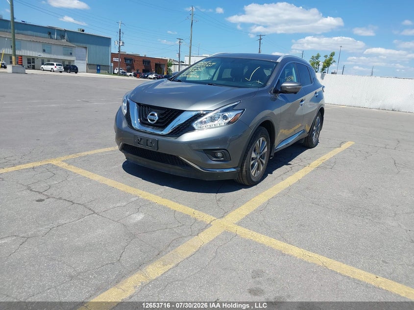2015 Nissan Murano Platinum/Sl/Sv, Front, IAAI, VIN 5N1AZ2MH3FN279330 — photo 2