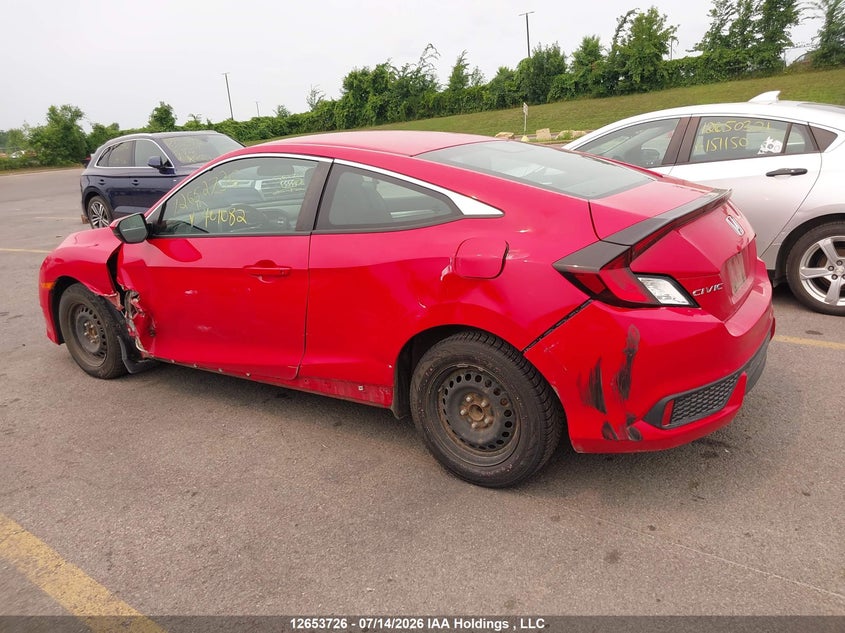 2018 HONDA CIVIC SEDAN 2.0L I-4 DOHC, VVT, 158HP