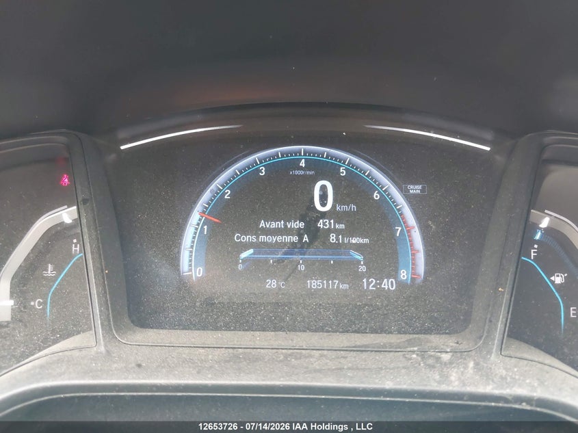 2018 HONDA CIVIC SEDAN 2.0L I-4 DOHC, VVT, 158HP