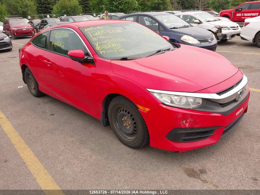 2018 HONDA CIVIC SEDAN 2.0L I-4 DOHC, VVT, 158HP