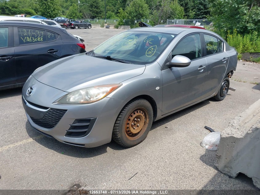 Vin: jm1bl1sf3a1225502, lot: 3055623, mazda 3 20102