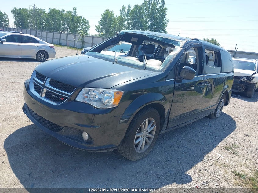 2019 Dodge Caravan, Rollover, IAAI, VIN 2C4RDGBG2KR706670 — photo 2