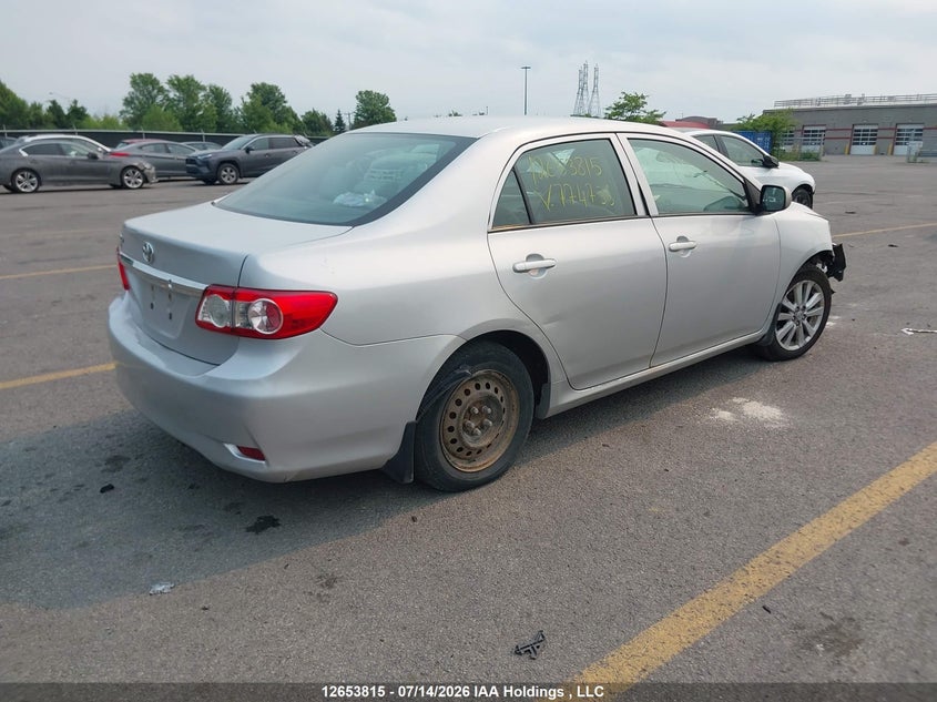 Vin: 2t1bu4ee5cc774733, lot: 3055693, toyota corolla s/le 20124