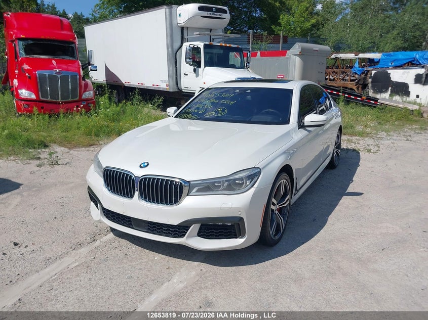 Vin: wba7b0c56gg526907, lot: 3055698, bmw 750 xi 20162