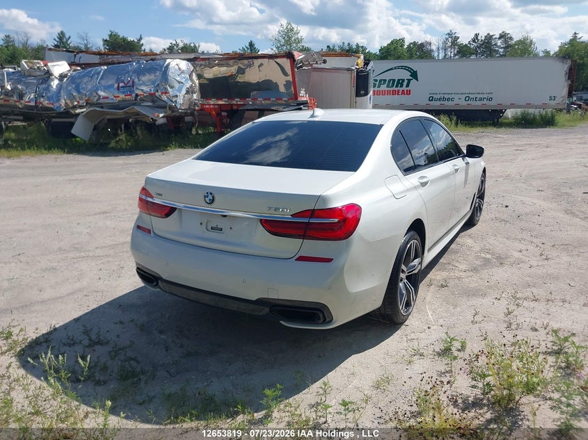 Vin: wba7b0c56gg526907, lot: 3055698, bmw 750 xi 20164