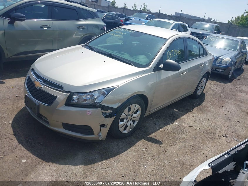 2014 Chevrolet Cruze, Удар спереду, IAAI, VIN 1G1PL5SH5E7261041 — фото 2