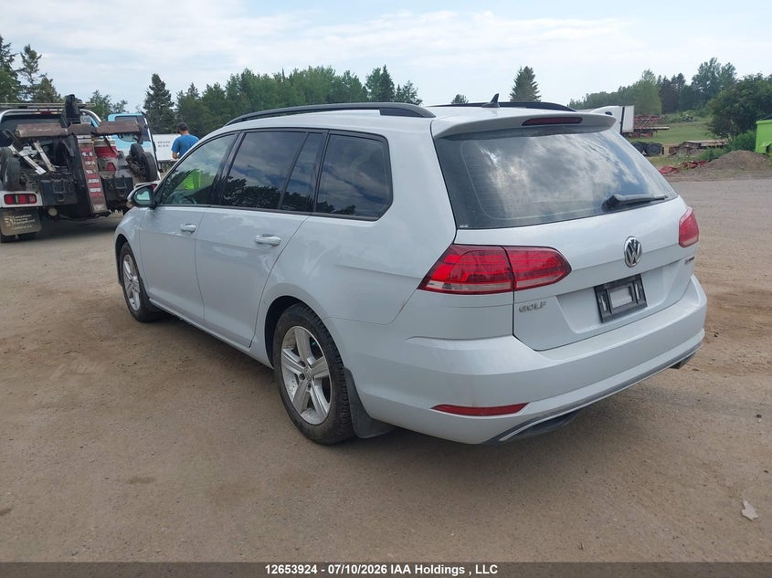 Vin: 3vw217au7km503098, lot: 3055804, volkswagen golf sportwagen s 20193