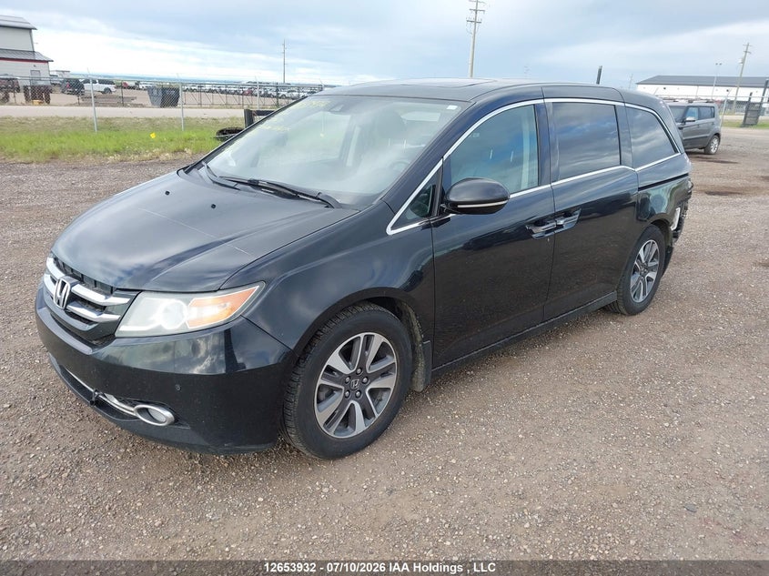 2015 Honda Odyssey, Лівий зад, IAAI, VIN 5FNRL5H9XFB507030 — фото 2