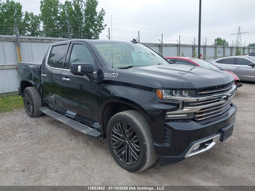 2019 Chevrolet Silverado 1500 High Country VIN: 1GCUYHED6KZ321673 Lot: 12653952
