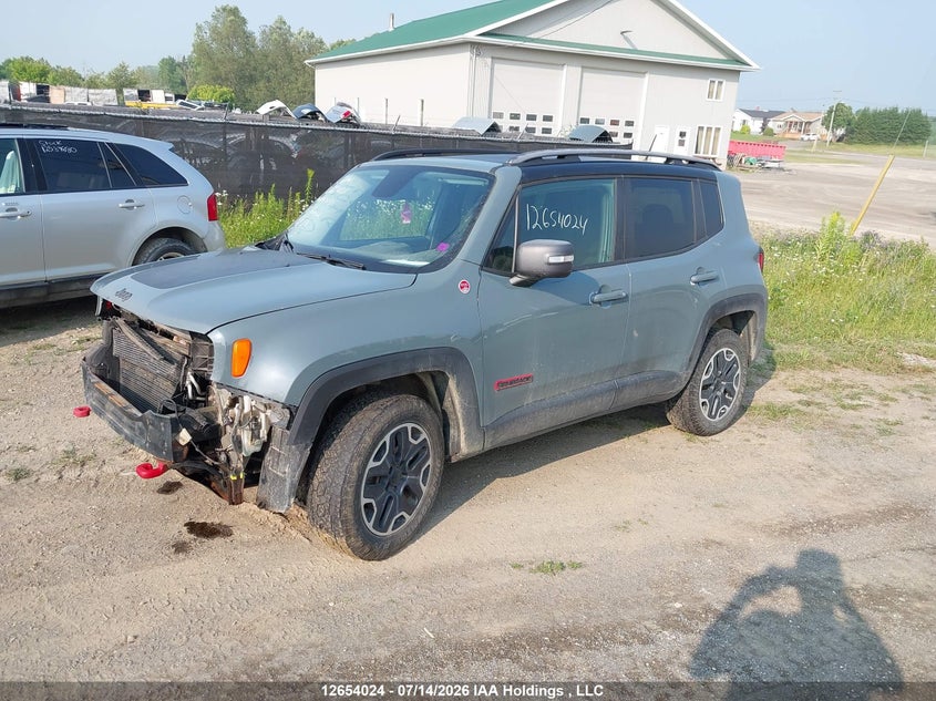 2015 Jeep Renegade, Удар спереди, IAAI, VIN ZACCJBCT5FPC33757 — фото 2