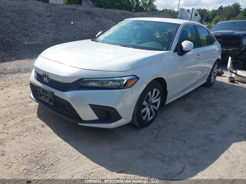 Vin: 2hgfe2f23nh117611, lot: 3055914, honda civic lx 20222