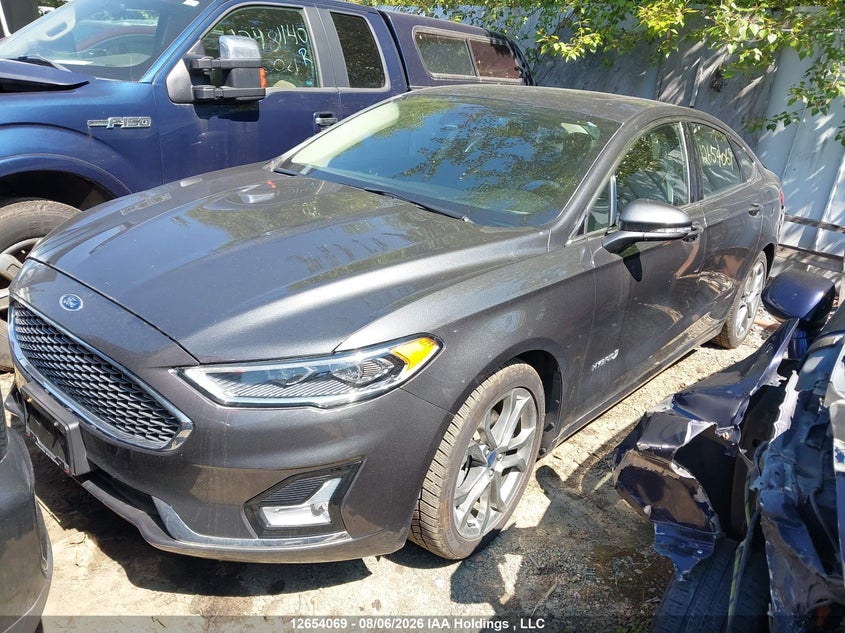 Vin: 3fa6p0ru5kr156538, lot: 3055950, ford fusion titanium 20192