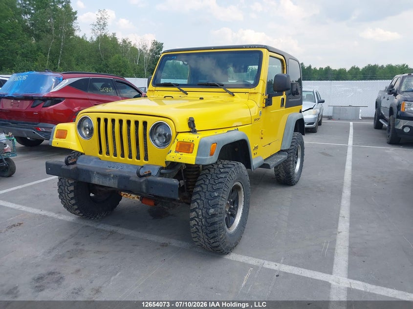 2006 Jeep Wrangler, Затопление, IAAI, VIN 1J4FA49S66P721677 — фото 2