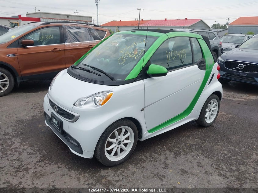2014 Smart Fortwo, Charity, IAAI, VIN WMEEK9AA4EK789598 — photo 2