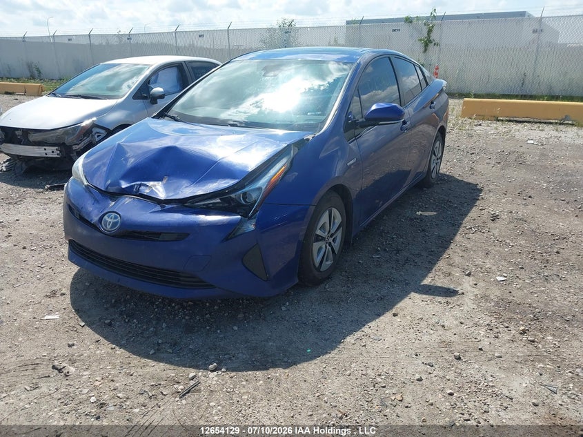 2018 Toyota Prius, Удар спереди, IAAI, VIN JTDKARFU9J3066714 — фото 2