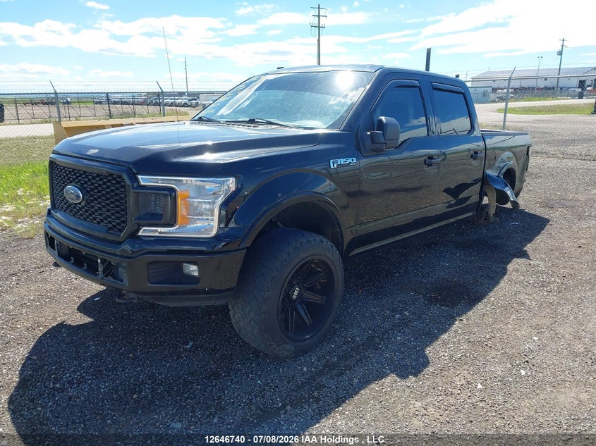 2018 Ford F-150, Левый зад, IAAI, VIN 1FTEW1EP0JFC05719 — фото 2