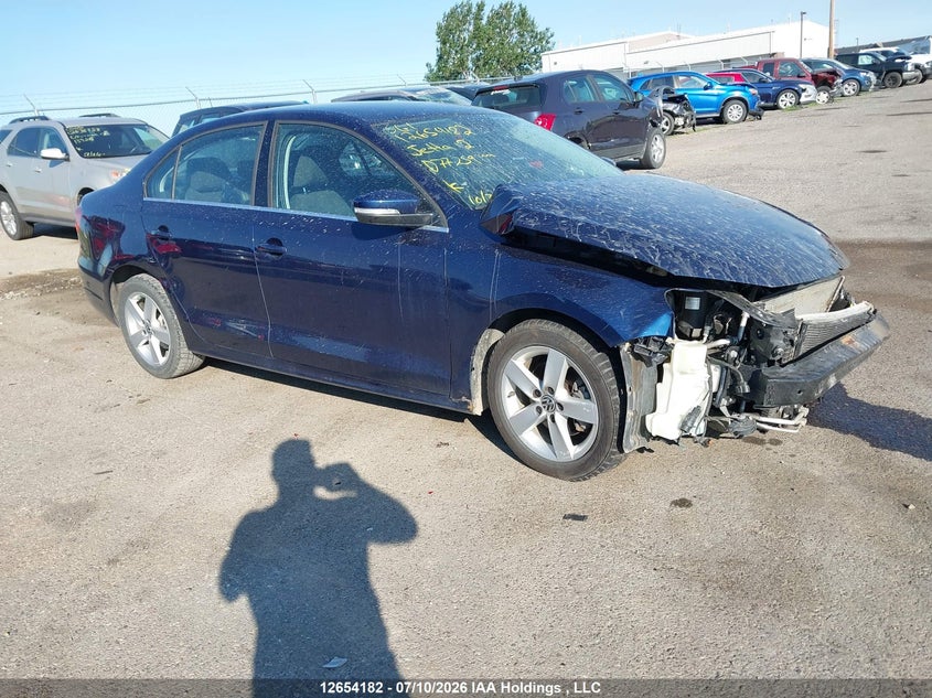 2012 Volkswagen Jetta Tdi, Front, IAAI, VIN 3VWDL7AJ7CM077259