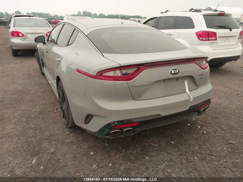 Vin: knae55lc9j6030491, lot: 3056082, kia stinger 20183