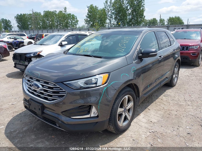 Vin: 2fmpk4j90kbb29818, lot: 3056127, ford edge sel 20192