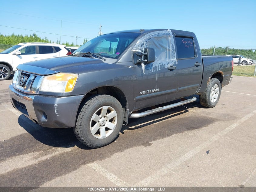 2008 Nissan Titan, Пожежа (салон), IAAI, VIN 1N6AA07C48N348364 — фото 2