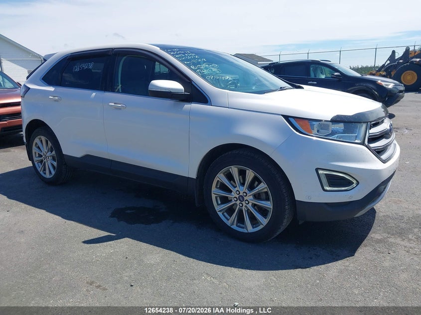 2018 Ford Edge Titanium, Удар сзади, IAAI, VIN 2FMPK4K91JBC56736