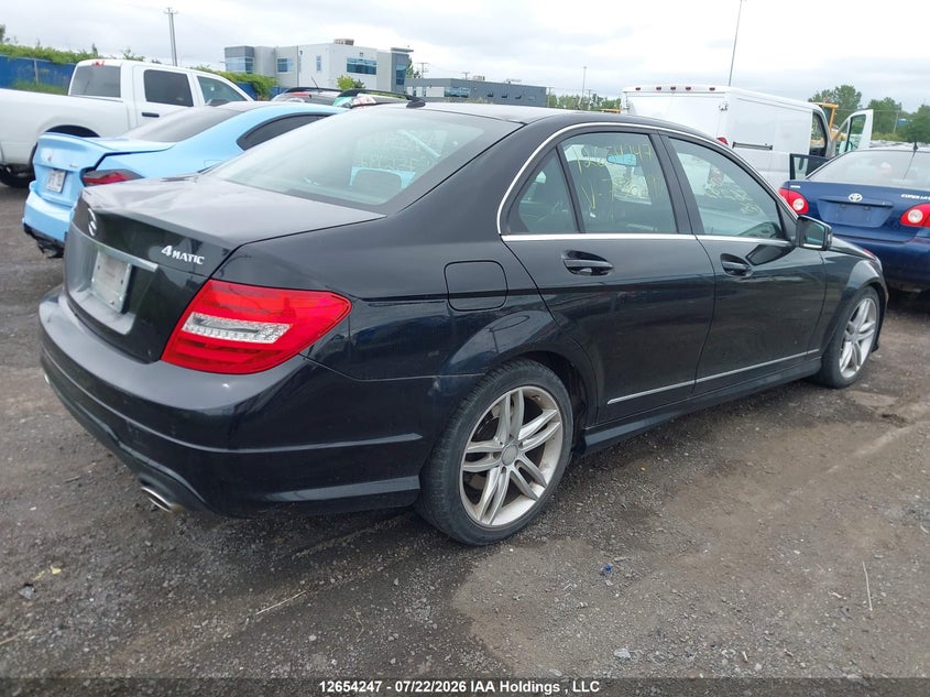 Vin: wddgf8ab1da756292, lot: 3056155, mercedes-benz c 300 4matic 20134