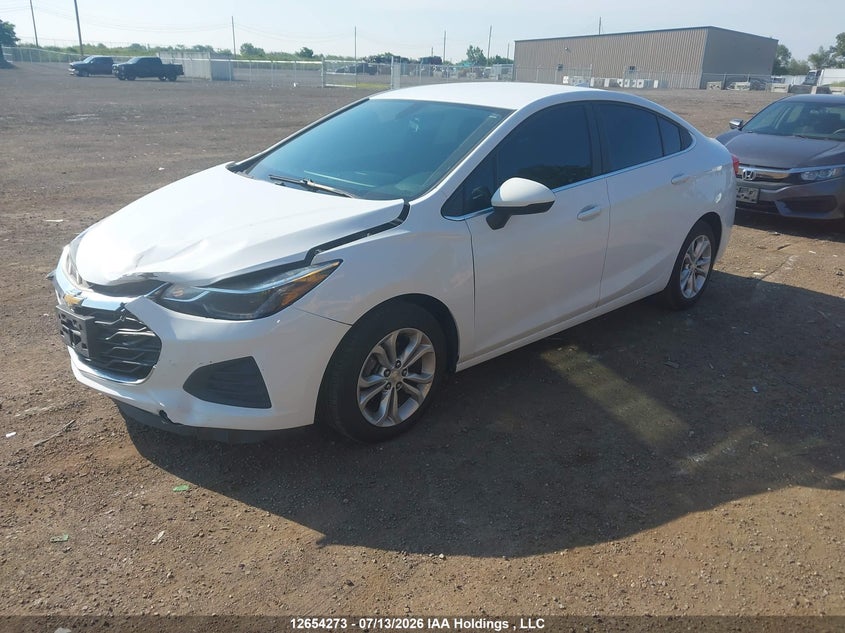 Vin: 1g1be5sm2k7100403, lot: 3056181, chevrolet cruze lt 20192