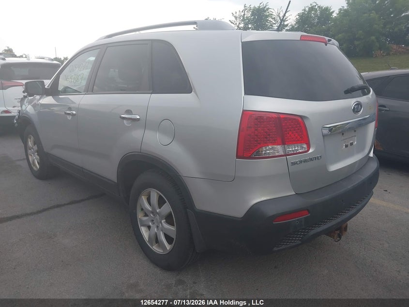Vin: 5xykt3a17bg157367, lot: 3056185, kia sorento lx 20113