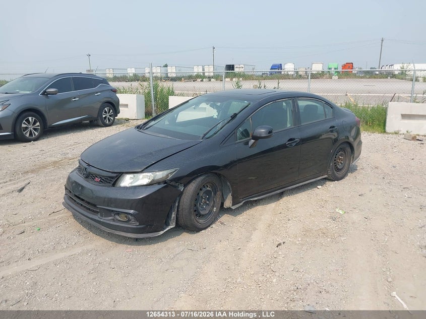 2012 Honda Civic, Right Side, IAAI, VIN 2HGFB6E52CH200567 — photo 2