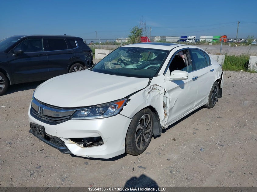2016 Honda Accord Exl, Біо/хімія, IAAI, VIN 1HGCR3F8XGA801185 — фото 2