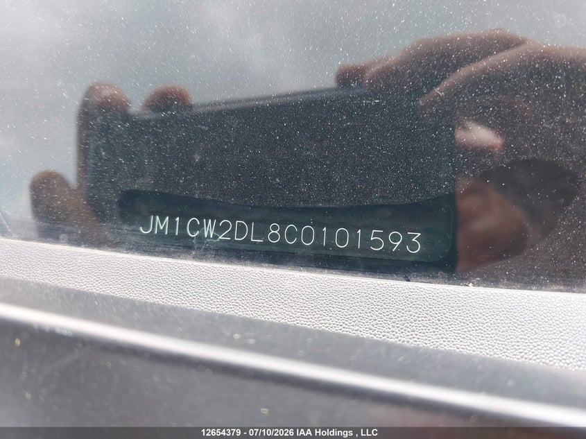 2012 Mazda Mazda5 Grand Touring VIN: JM1CW2DL8C0101593 Lot: 12654379
