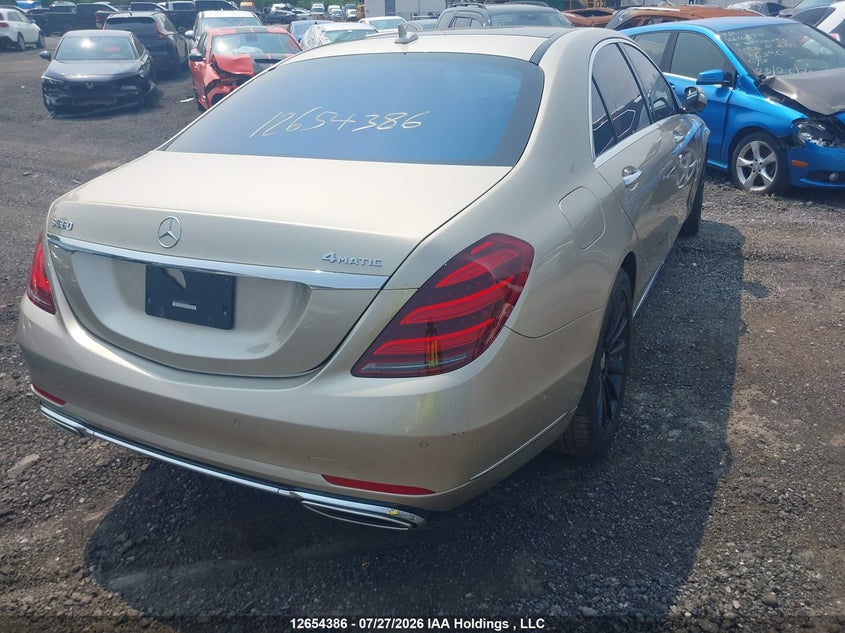 Vin: wddug8gb6ka474654, lot: 3056314, mercedes-benz s 560 4matic 20194