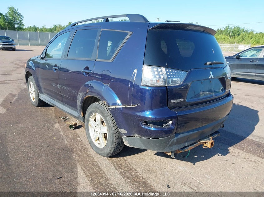 Vin: ja4jt3ax4az606322, lot: 3056322, mitsubishi outlander ls 20103